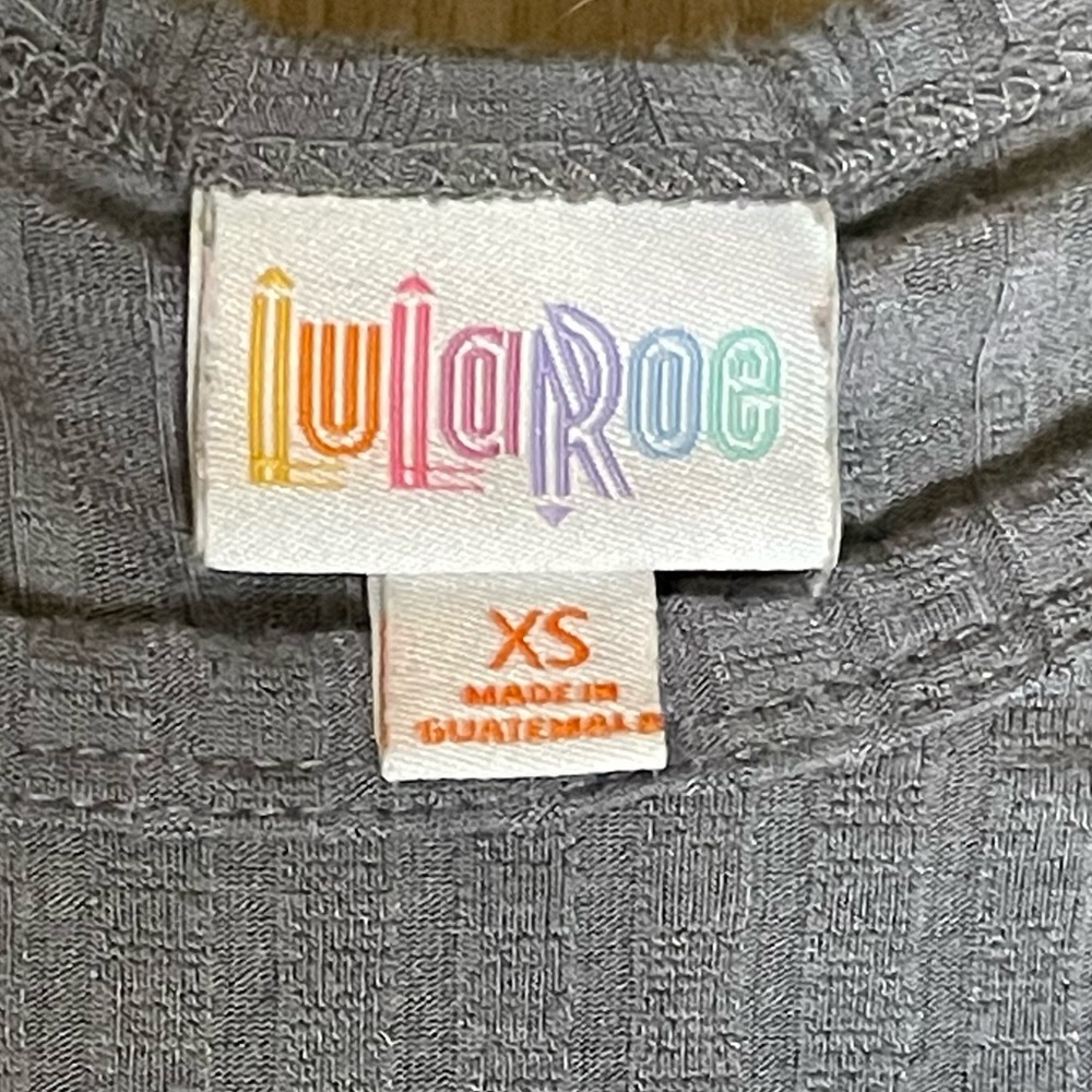 Lularoe Julia Grey Bodycon Dress - Picture 6 of 8